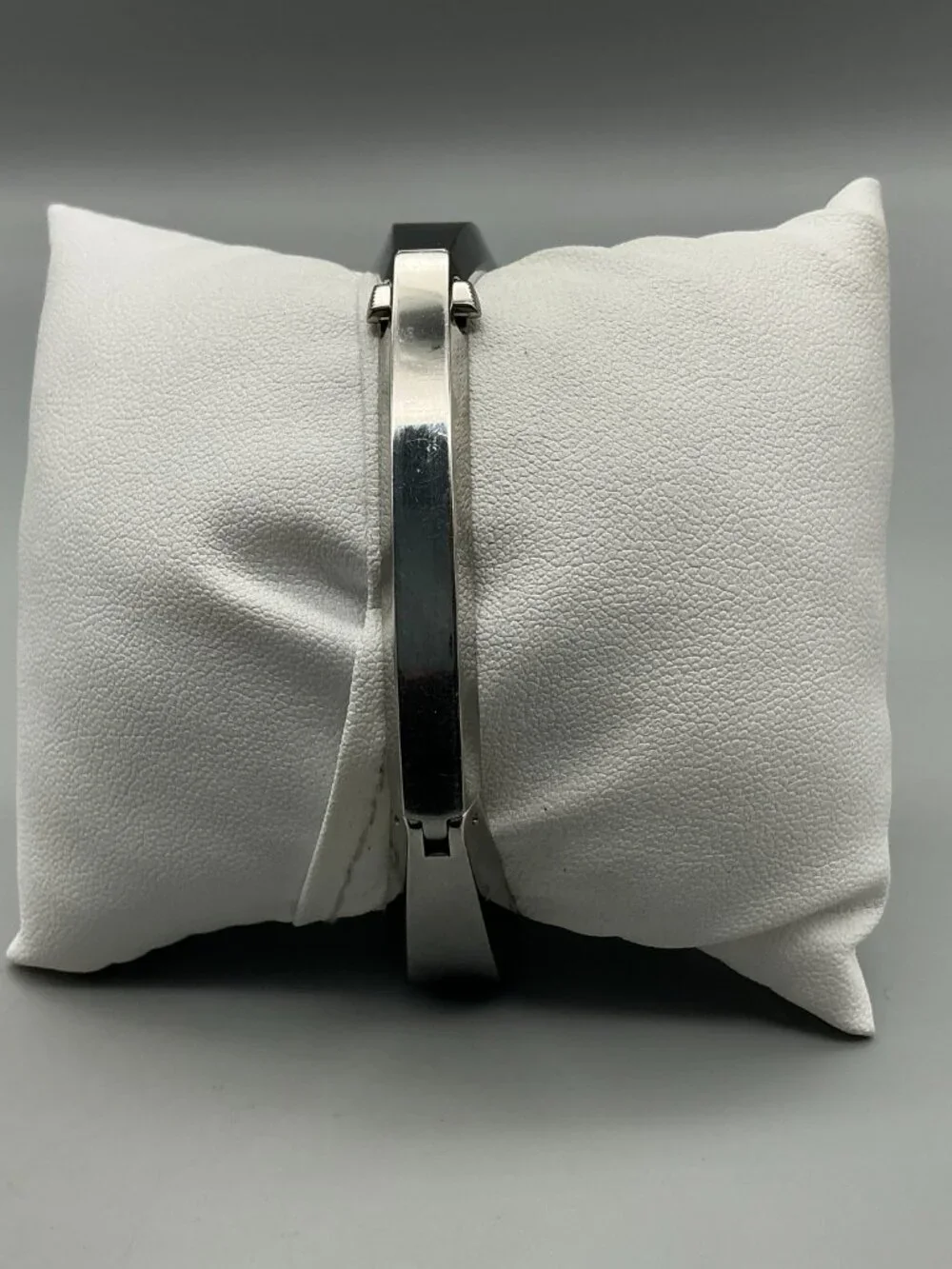 Calvin Klein Women Watch 16mm Stainless Black Rectangle Swiss New Battery 6.5